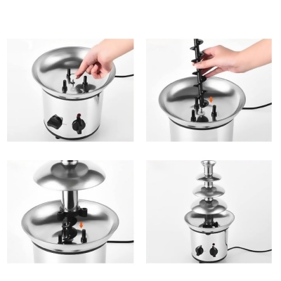 Фото: 4-х ярусный шоколадный фонтан Chocoflow с подогревом-4 4-х ярусный шоколадный фонтан Chocoflow с подогревом-4