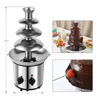 Фото: 4-х ярусный шоколадный фонтан Chocoflow с подогревом-3 4-х ярусный шоколадный фонтан Chocoflow с подогревом-3