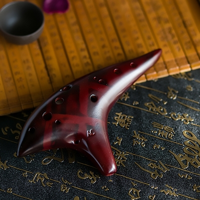 Фото: Окарина керамическая флейта Альто C brown-2 Окарина керамическая флейта Альто C brown-2