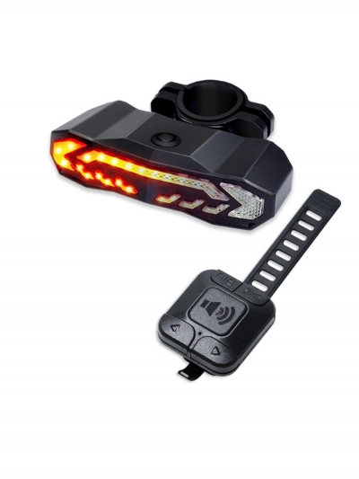 Задний фонарь для велосипеда Velotail с сигналами поворота и противоугонной сигнализацией 5 в 1-1